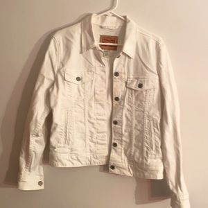 White denim jacket